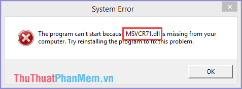 Cách khắc phục lỗi thiếu file DLL trên Windows