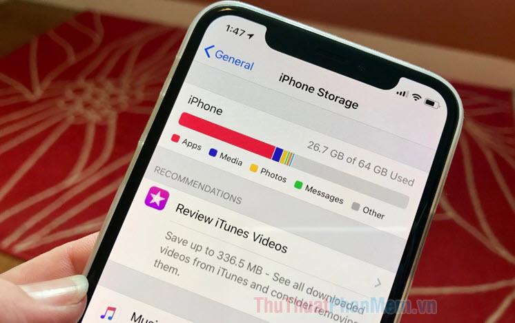 Mẹo xóa bộ nhớ ảo trên iPhone, tối ưu hóa dung lượng lưu trữ