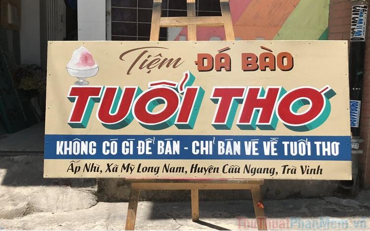 Những thiết kế bảng hiệu nhỏ đẹp và ấn tượng nhất