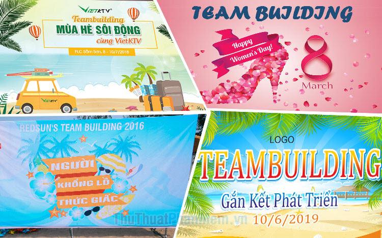 Mẫu Team Building Backdrop đẹp 2025: Độc đáo và ấn tượng