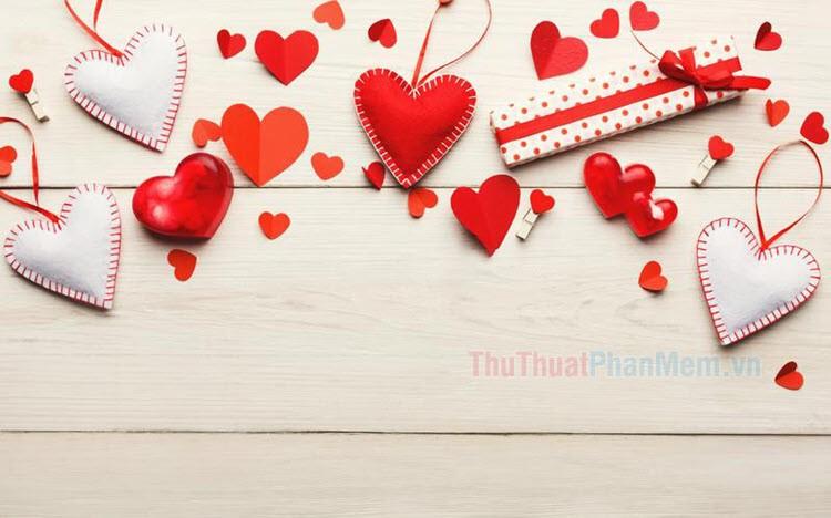 Nền Valentine, những mẫu nền Valentine đẹp mắt