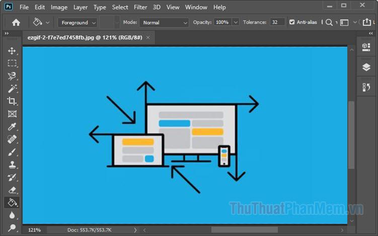 Cách thu phóng layer và hình ảnh trong Photoshop một cách chuyên nghiệp