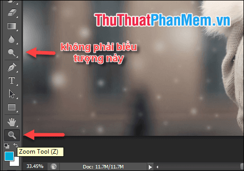 Hướng dẫn phóng to và thu nhỏ (Zoom) trong Photoshop