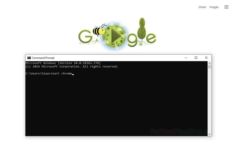 Hướng dẫn mở trình duyệt Chrome, Edge, Firefox bằng lệnh CMD trên Windows
