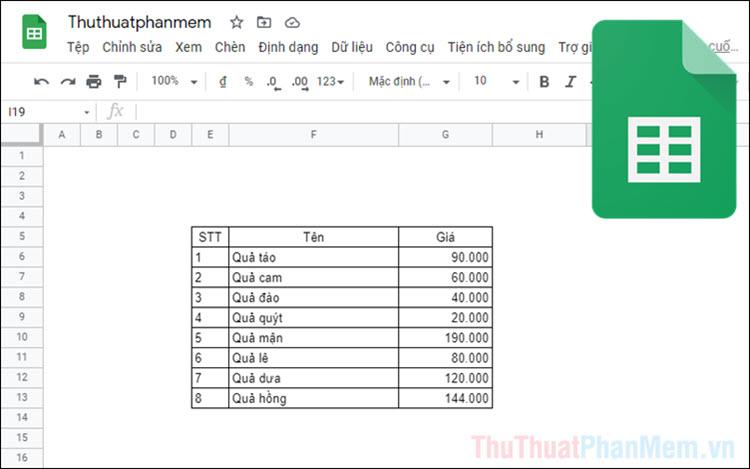 Hướng dẫn ẩn và hiện đường lưới trong Google Sheets (trang tính Google) một cách hiệu quả