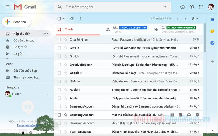 Cách thay đổi hình nền Gmail đơn giản và hiệu quả