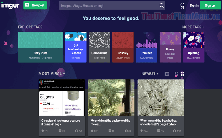 Khám phá Imgur - Nền tảng chia sẻ ảnh trực tuyến hàng đầu