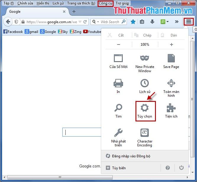 Tùy chỉnh kích thước font chữ trên Firefox