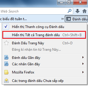 Sao lưu và khôi phục Dấu trang trên Firefox