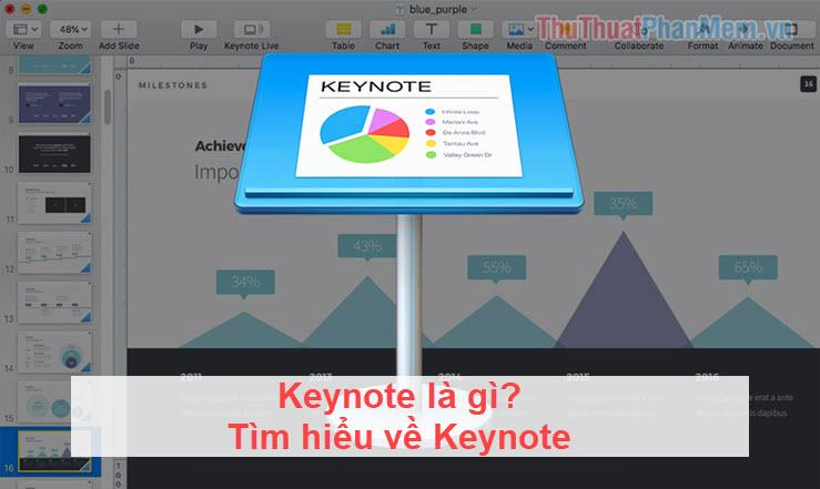 Keynote là gì? Khám phá sức mạnh của phần mềm trình chiếu từ Apple