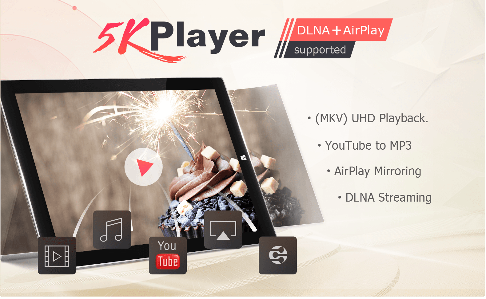 5KPlayer - Phần mềm hàng đầu để xem, tải xuống, phát trực tuyến và chỉnh sửa video 4K một cách mượt mà