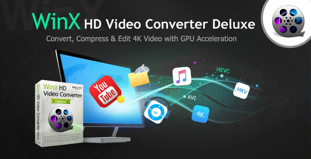 WinX HD Video Converter Deluxe - Trải nghiệm đánh giá và nhận bản quyền miễn phí