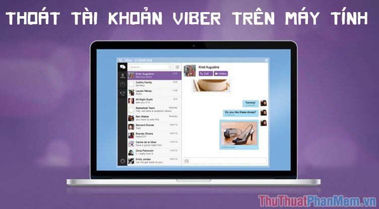 Hướng dẫn đăng xuất tài khoản Viber trên máy tính và laptop