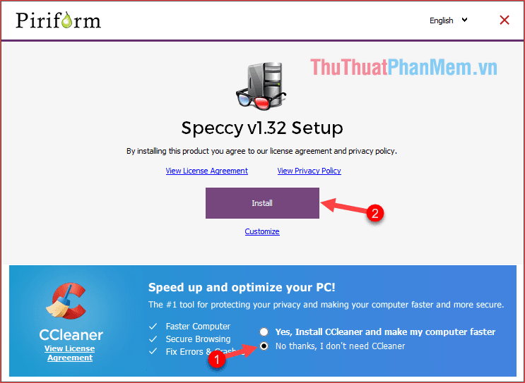 Hướng dẫn kiểm tra thông tin phần cứng máy tính bằng Speccy