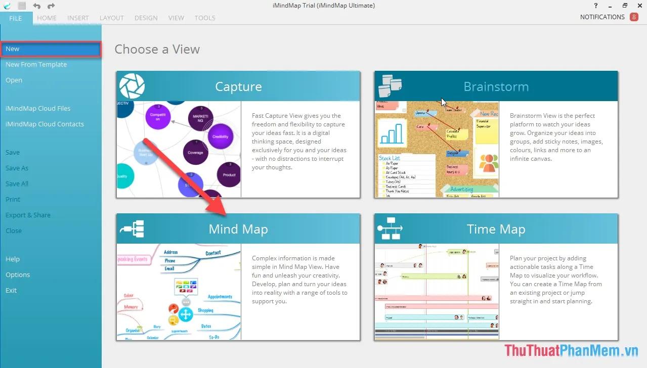 Hướng dẫn tạo bản đồ tư duy ấn tượng với iMindMap