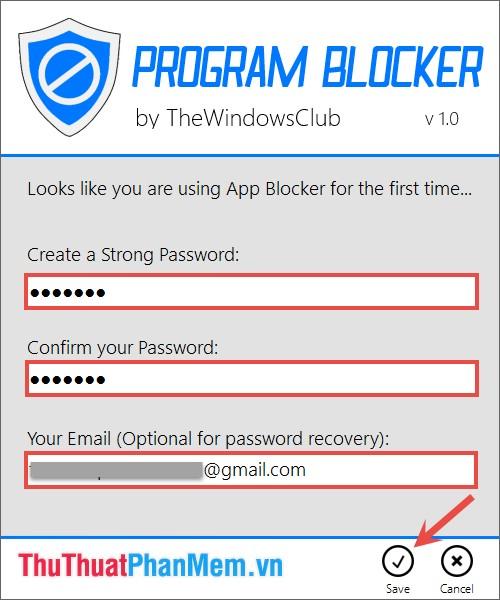 Hướng dẫn tạo mật khẩu bảo vệ phần mềm và chương trình trên Windows với Program Blocker