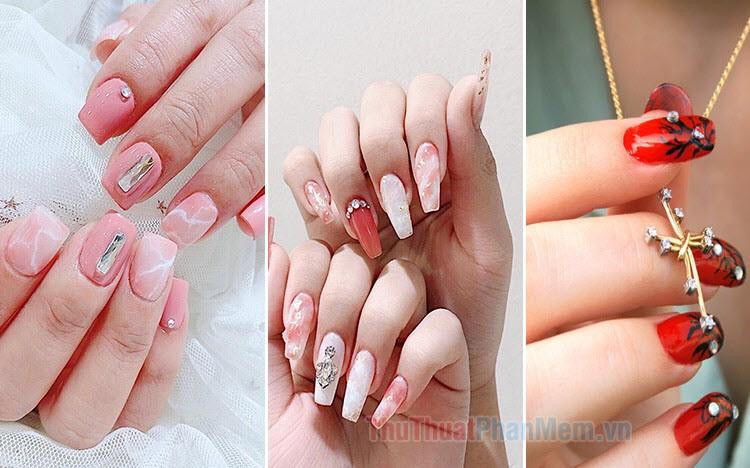 Khám phá những mẫu nail đính đá đẹp nhất, tinh tế và đầy sức hút