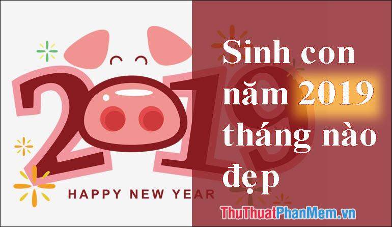 Chọn tháng sinh con năm 2019 sao cho đẹp, tốt và hòa hợp với tuổi bố mẹ