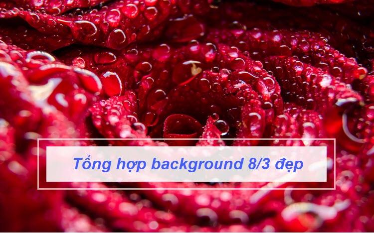 Bộ sưu tập hình nền 8/3 đẹp mắt