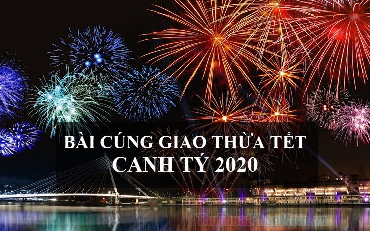 Bài văn khấn giao thừa Tết Canh Tý 2020