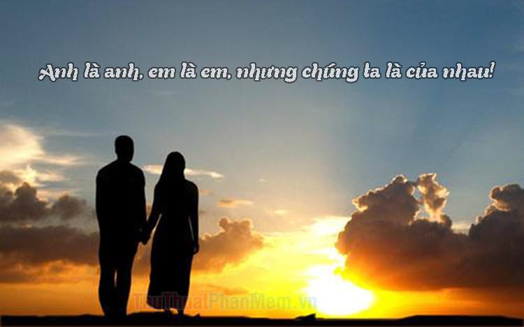 Những dòng stt vợ yêu chồng đầy lãng mạn, ngọt ngào và đáng yêu dành cho các cặp đôi.