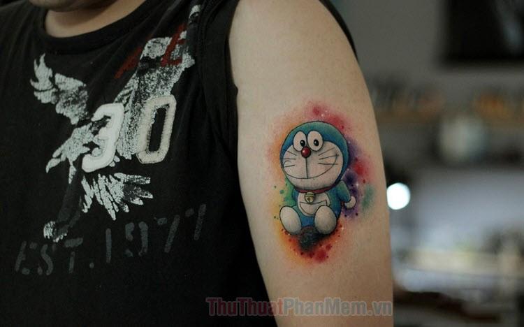 Những hình xăm Doraemon đẹp nhất, mang đậm dấu ấn tuổi thơ.