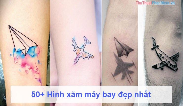 50+ Mẫu hình xăm máy bay ấn tượng và đẹp nhất