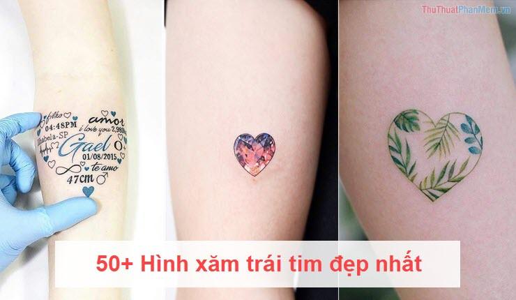 50+ Mẫu hình xăm trái tim đẹp nhất, độc đáo và đầy cảm hứng