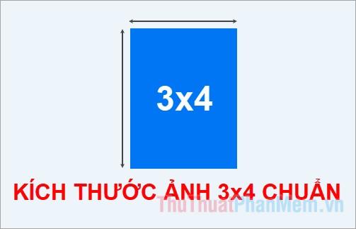 Kích thước ảnh 3x4 đạt chuẩn