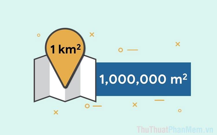 1 Km2 tương đương với bao nhiêu m2, cm2, mm2? Hãy khám phá cách quy đổi chính xác.