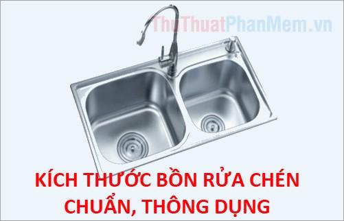 Khám phá kích thước tiêu chuẩn và phổ biến của bồn rửa chén đơn và đôi, giúp bạn thiết kế không gian bếp một cách tối ưu.