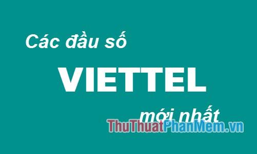 Khám phá danh sách đầu số Viettel mới nhất năm 2025 - Thông tin cập nhật đầy đủ và chi tiết