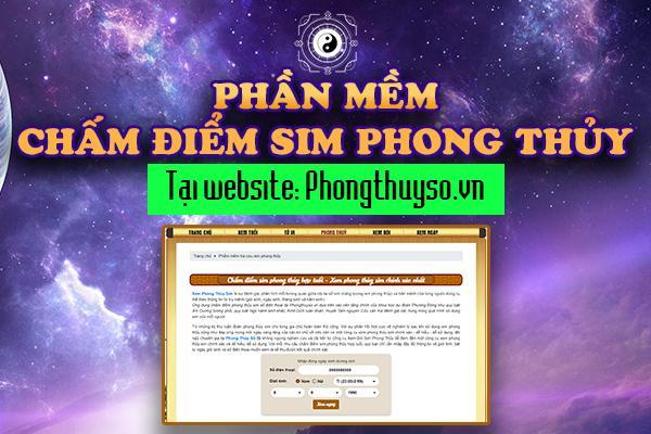 Phần mềm chấm điểm sim phong thủy: Kết quả khoa học chỉ trong vài giây