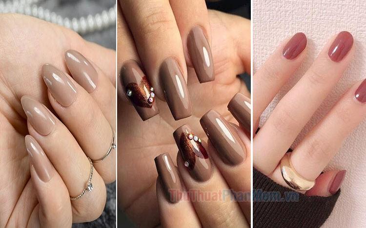 Những thiết kế nail màu nâu sữa đẹp nhất hiện nay