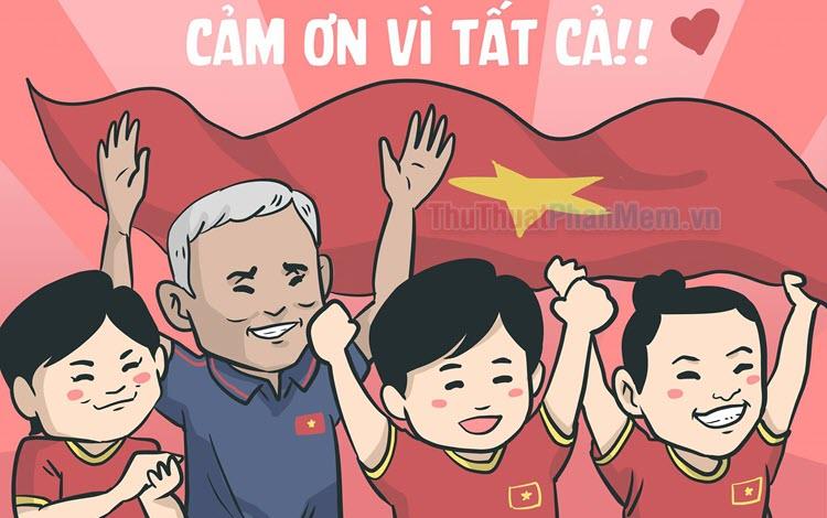 Những bức ảnh chibi đội tuyển Việt Nam cực kỳ dễ thương và ngộ nghĩnh