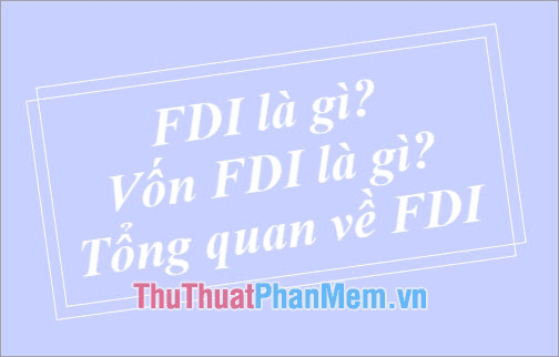 FDI là gì? Vốn FDI là gì? Khám phá tổng quan về đầu tư trực tiếp nước ngoài