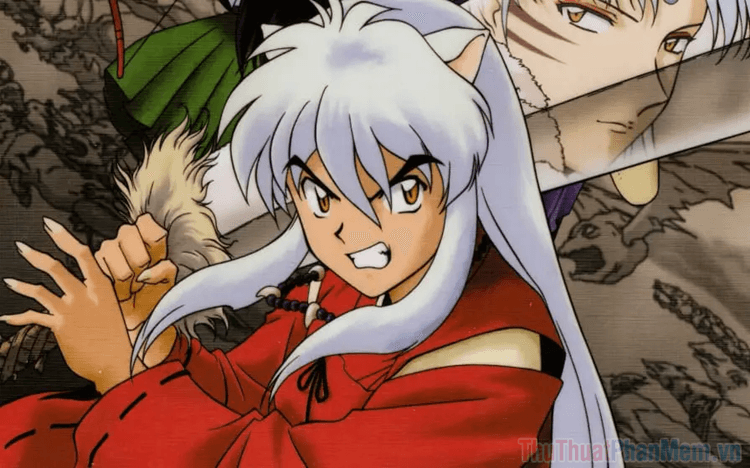 Hình ảnh Inuyasha đẹp mê hoặc, mang đậm nét huyền bí và cuốn hút