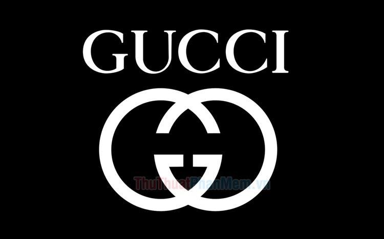 Hình ảnh Gucci trên nền đen - sự kết hợp tinh tế giữa đẳng cấp và nghệ thuật.