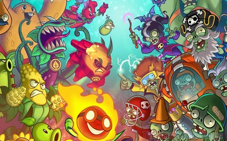 Tuyệt tác hình ảnh Plants vs Zombies: Bộ sưu tập nghệ thuật sống động sắc màu