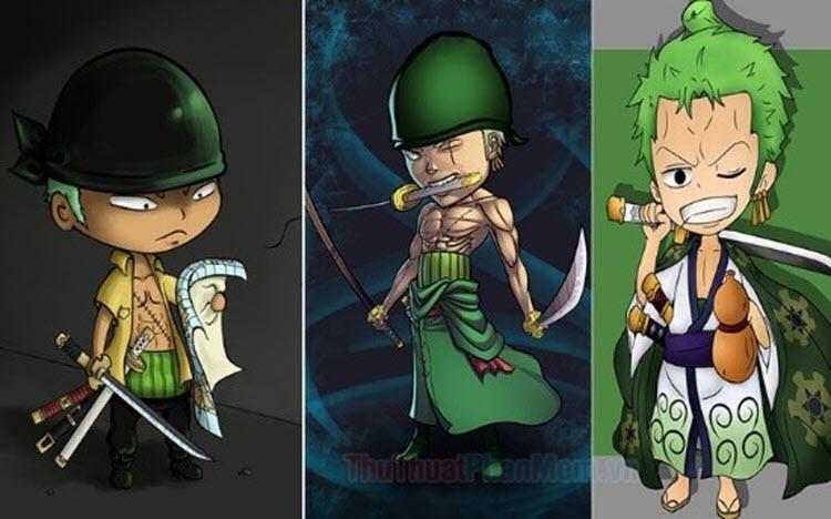 Những hình ảnh Zoro chibi đẹp nhất, đầy sáng tạo và đáng yêu