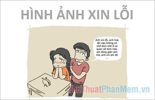 Hình ảnh xin lỗi chân thành và ý nghĩa