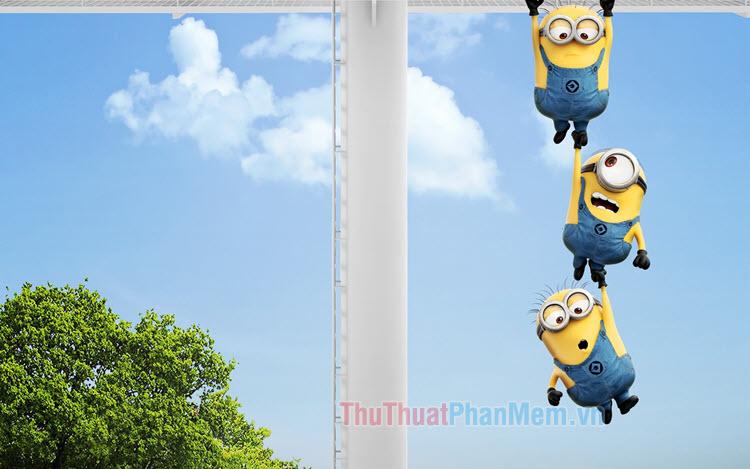 Hình nền Minions đầy sắc màu và vui nhộn