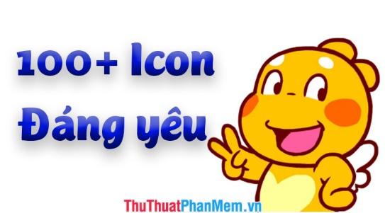 Hơn 100 biểu tượng siêu dễ thương và ấn tượng