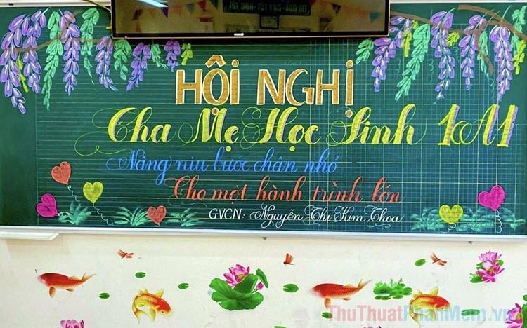 Hơn 100 mẫu trang trí bảng họp phụ huynh đẹp mắt và ấn tượng