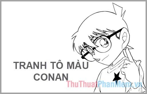 Tranh tô màu Conan - Khám phá thế giới sắc màu cùng thám tử tài ba