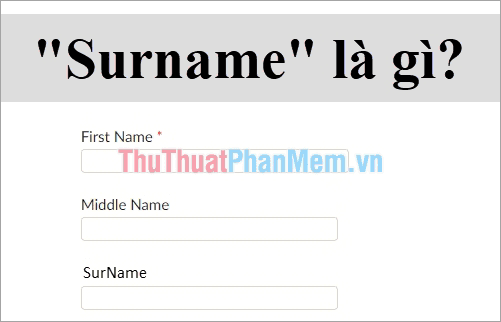 Surname là gì? Khám phá ý nghĩa của từ Surname và cách sử dụng chính xác nhất.