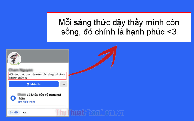 Tiểu sử Facebook - Những dòng tâm sự ý nghĩa về cuộc sống