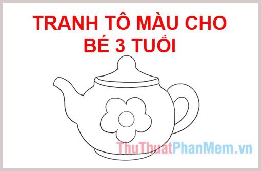 Tranh tô màu dành riêng cho bé 3 tuổi