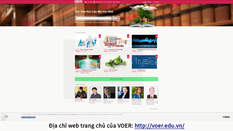 Hướng dẫn Tìm kiếm Tài nguyên Giáo dục Mở trên VOER