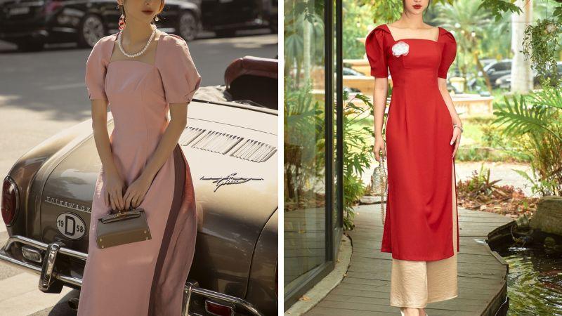 Khám phá hơn 8 mẫu áo dài cổ vuông hiện đại, phong cách và đang được yêu thích nhất hiện nay.